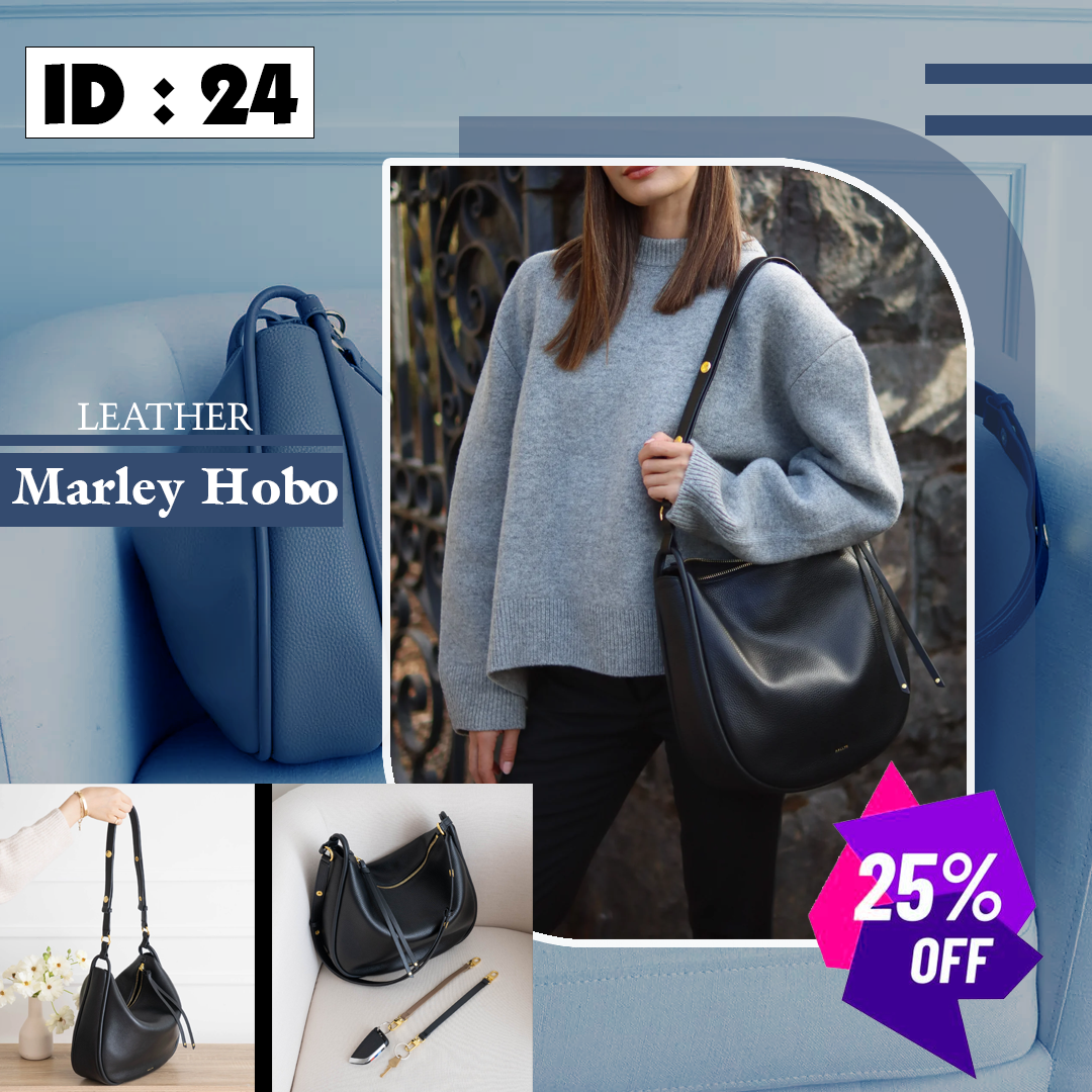 👜✨ Effortless Chic is Here Leather Marley Hobo Tote!