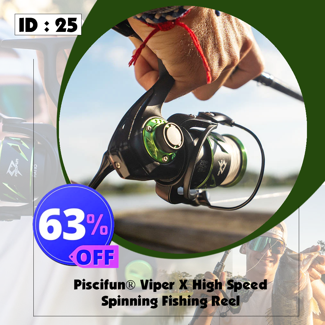 Piscifun® Viper X High Speed Spinning Fishing Reel