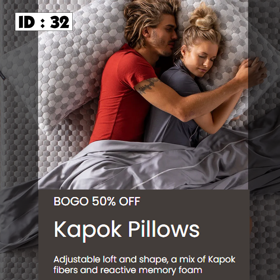 BOGO 50% OFF Kapok Pillows