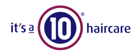It's a 10 Haircare Logo